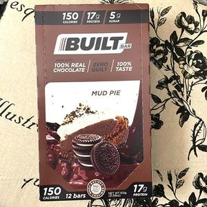 Brand new box of built bars in mud pie flavor
